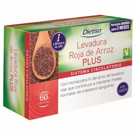 Plus Levadura Roja De Arroz Plus 60 Capsulas