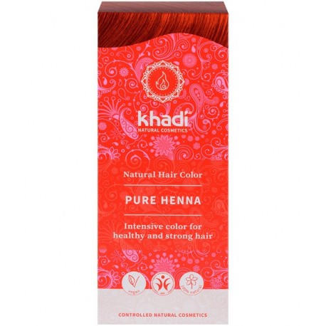 Henna Natural 100% Pura Khadi Granel 500 G