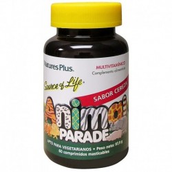 Animal Parade Multivitaminico Cereza 60 Comp Mast 60 Comprimidos Masticables - Niños A Partir 3 Años