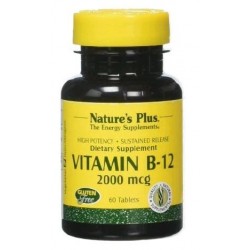 Vitamina B12 2000 Mcg 60 Comp Envase De 60 Comprimidos Liberacion Sostenida