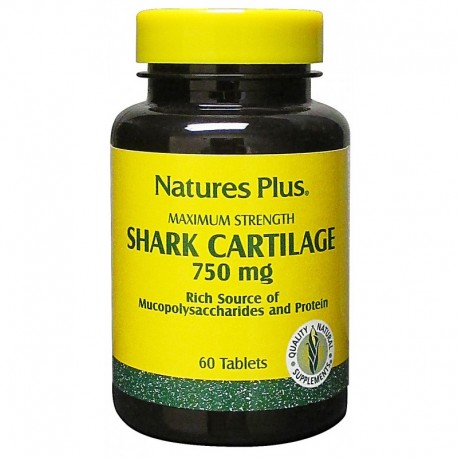 Shark Cartilage 750 Mg 60 Comp Envase De 60 Comprimidos - Cartilago Tiburon