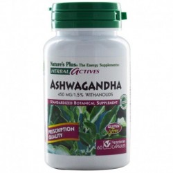 Ashwagandha 450 Mg 60 Caps 60 Capsulas