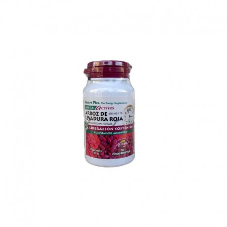 Arroz De Levadura Roja 600 Mg 30 Cap Envase De 30 Capsulas