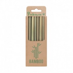 Pajitas De Papel Estilo Bambu 100 Uds 100 Uds