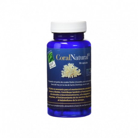 Coralnatural 1100 Mg 90 Capsulas Vegetales - 1,1 Gramo Coral Marino