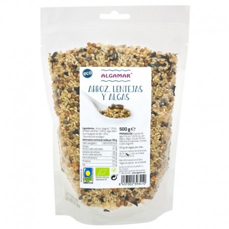 Arroz, Lentejas Y Algas 500 G Eco 500G