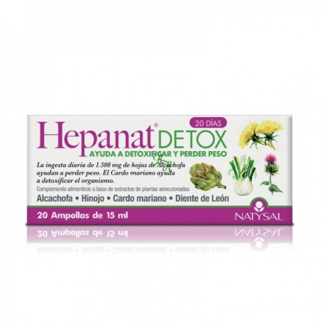 Hepanat Detox 20 Ampollas