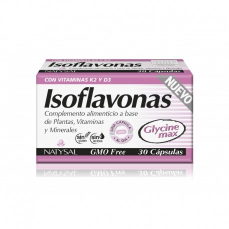 Isoflavonas Con Vitaminas K2 D3 Nuevo 30 Capsulas