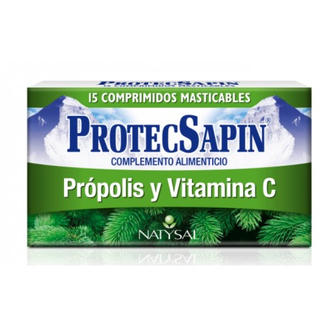 Protecsapin 15 Comprimidos Masticables Propolis Y Vit C