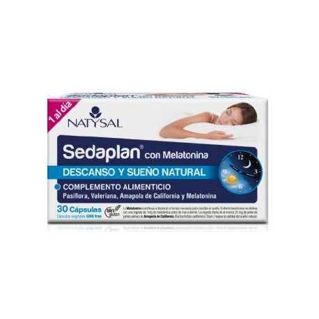 Sedaplan Con Melatonina 30 Capsulas