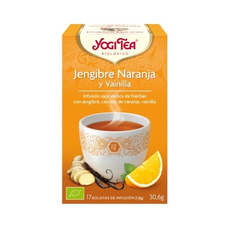 Yogi Tea Jengibre Naranja Vainilla