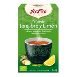 Yogi Tea Verde Jengibre Limon Bio