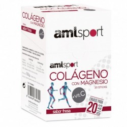 Amlsport Colageno+Mg+Vit C Stick Fresa