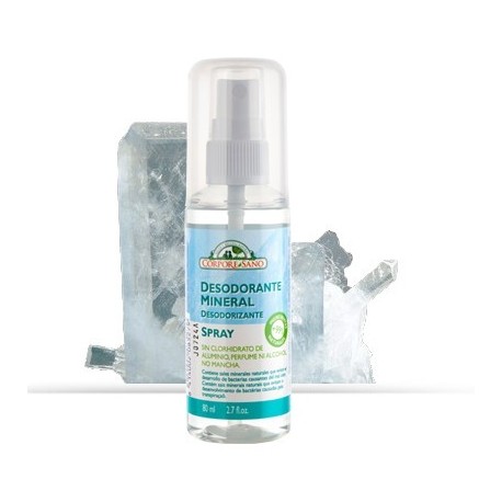 Desodorante Mineral Spray 80Ml Cs