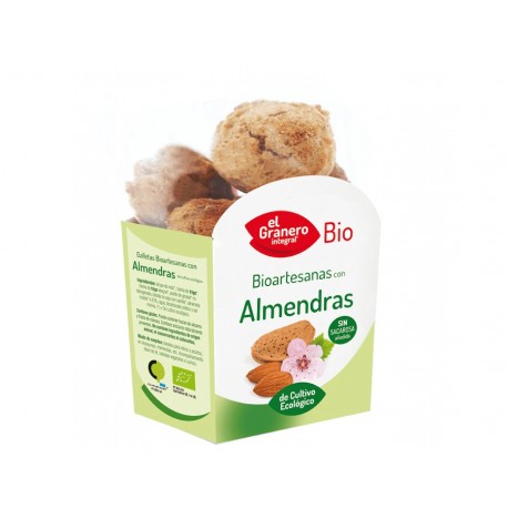 Galletas Bioartesanas Almendra 250 Gr 250 Gramos Envase De Cartón Con Bolsa