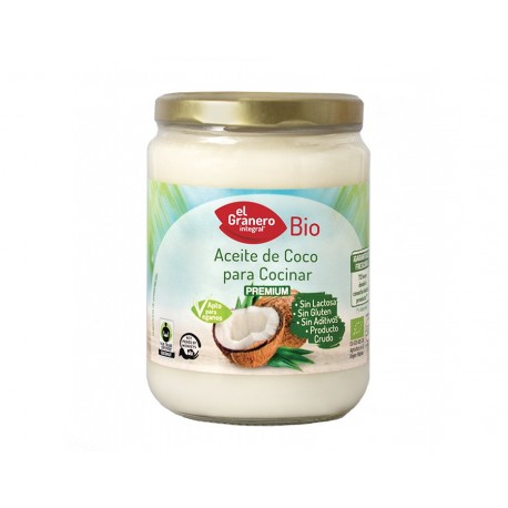 Aceite De Coco Para Cocinar Bio 500 Ml Bote De 500 Ml