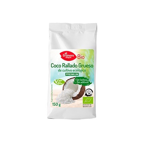 Coco Rallado Grueso Bio 150 Gr Bolsa De 150 Gramos