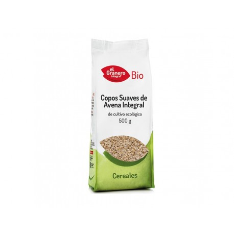 Copos Avena Suaves Integral Bio 500 Gr Bolsa 500 Gramos - Integrales