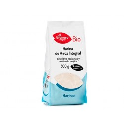 Harina De Arroz Integral Bio 500 Gramos Envase De 500 Gramos