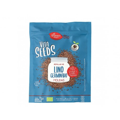 Vitaseeds Lino Germinado Bio 200 Gr Bolsa De 200 Gramos