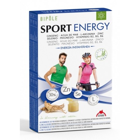 Bipole Sport Energy 20 Ampollas Jalea 1500Mg