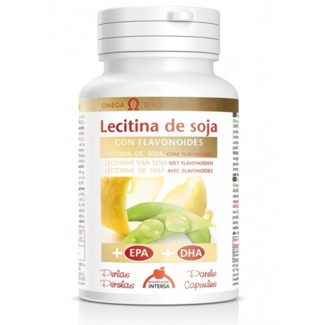 Lecitina De Soja Con Flavonoides 90 Cápsulas Dha + Epa - Con Aceite De Salmon