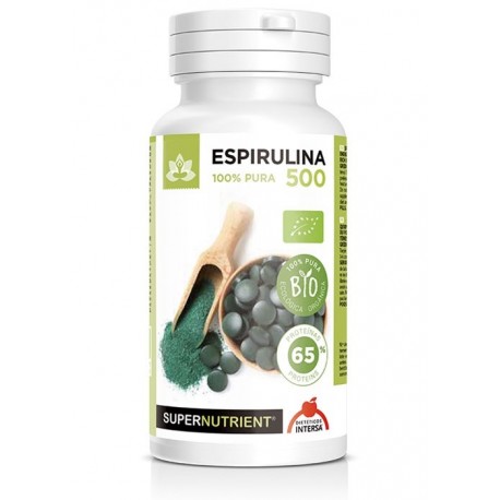 Espirulina 500 Mg 180 Comprimidos 100% Pura