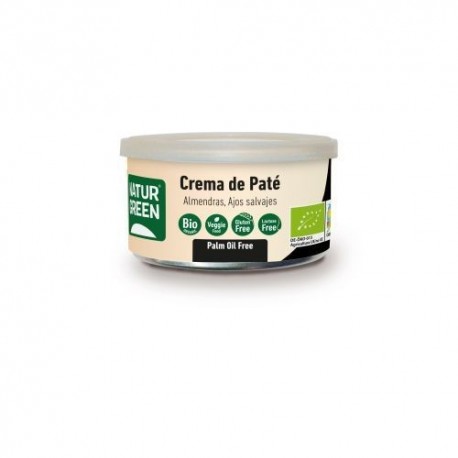 Crema Pate Almendra Ajos Salvajes 130 G Tarrina 130 Gramos