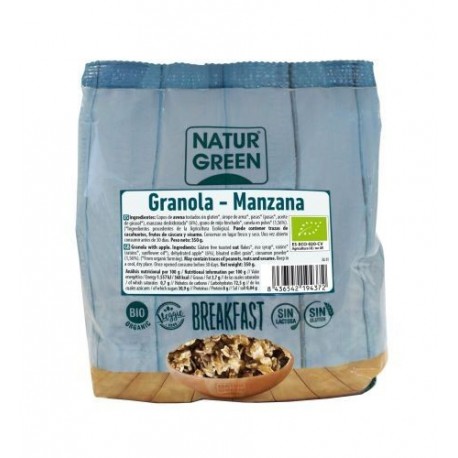 Granola Manzana Sin Gluten Bio Bolsa 350 G