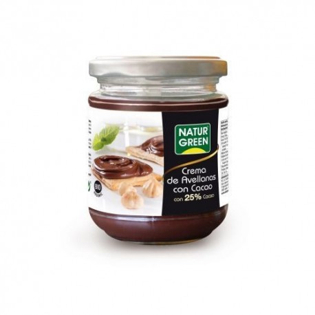 Crema Avellanas Cacao 25% 200G