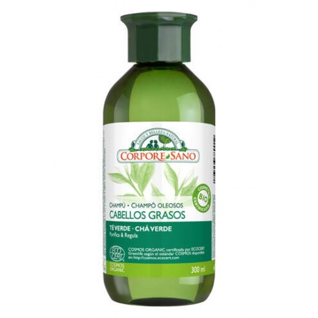 CHAMPU CABELLOS GRASOS COSMOS ORGANIC 300 ML ENVASE DE 300 ML