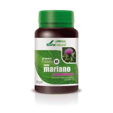 Green Vit & Min 01 Cardo Mariano 30 Comprimidos