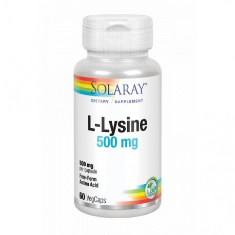 L Lysine 500 Mg 60 Cápsulas