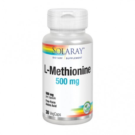 L-Methionine 500 Mg 30 Cápsulas 500 Mg