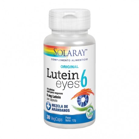 Lutein Eyes 6 Mg 30 Cápsulas Vegetales