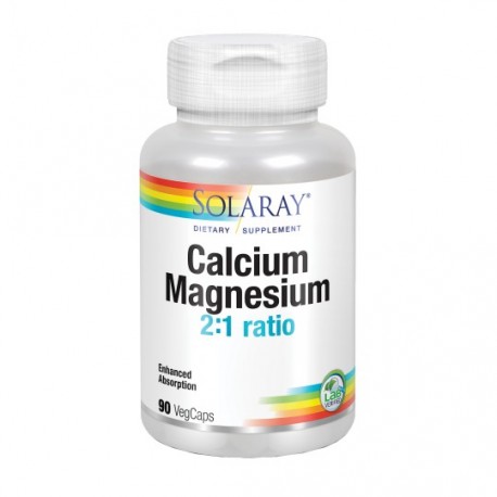 Calcium And Magnesium 90 Cápsulas Vegetales