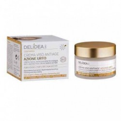 Crema facial antiedad, efecto choque