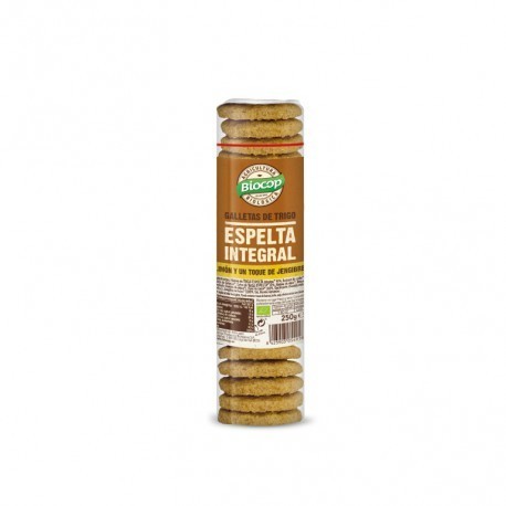 Galleta Espelta Integral Jengibre Limón 250 Gr Envase De 250 Gramos