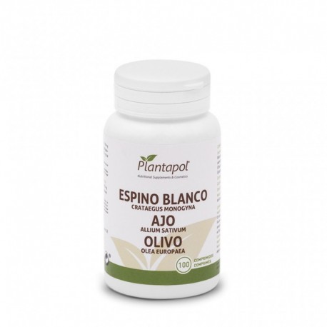 Espino Blanco Ajo Olivo 550 Mg  Envase 100 Comprimidos