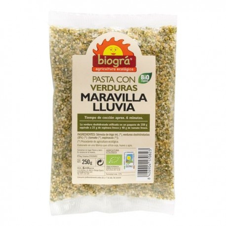 Maravilla - Lluvia Con Verduras Biogra Bio 250 Gra Envase De 250 Gramos