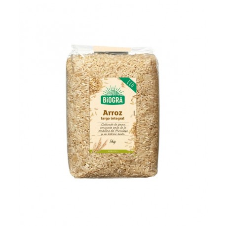 Arroz Integral Largo 1Kg Biogra Bio