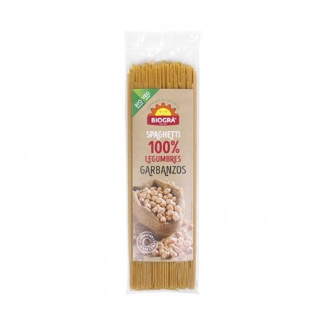 Spaguetti De Garbanzos Biogra Bio Envase De 250 Gramos