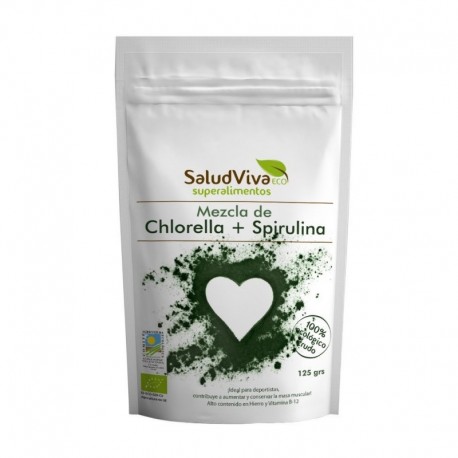 Chlorella + Spirulina 125 Gramos