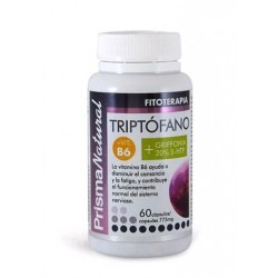 Triptofano + Vit B6 + Griffonia 60 Capsulas