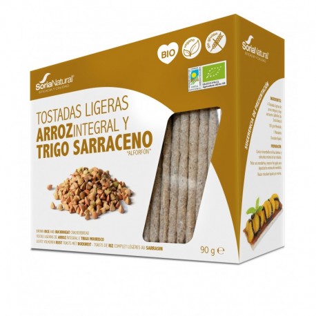 Bio Tostadas De Arroz Y Trigo Sarraceno Envase De 90 Gramos